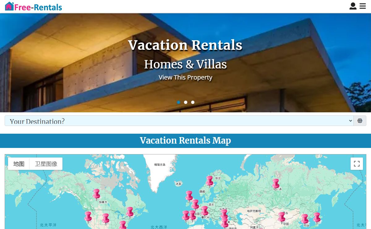 Free-Rentals Vacation Rentals, Homes, Apartments and Rooms for Rent