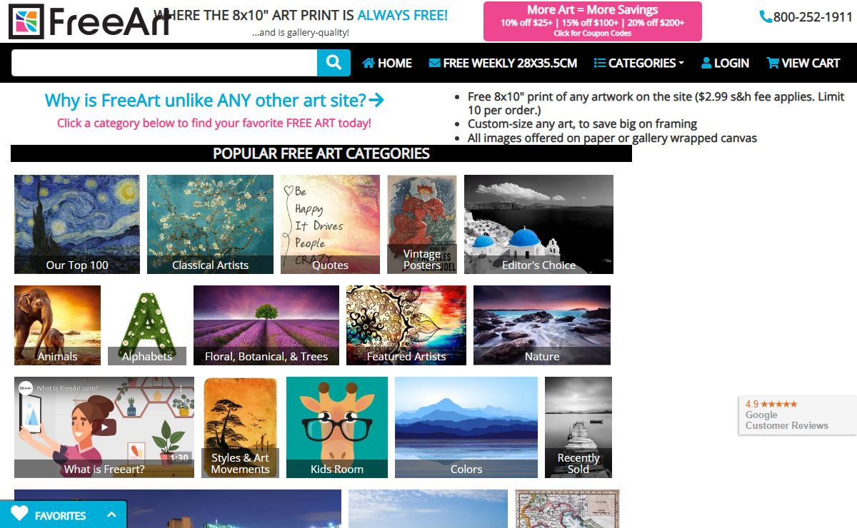 Free Art Prints, Wall Art, Canvas Prints | FreeArt