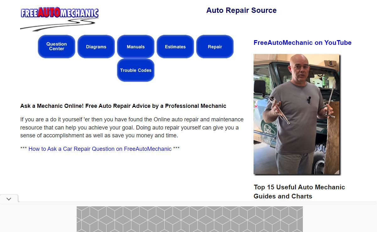 Auto Repair Maintenance Source - FreeAutoMechanic