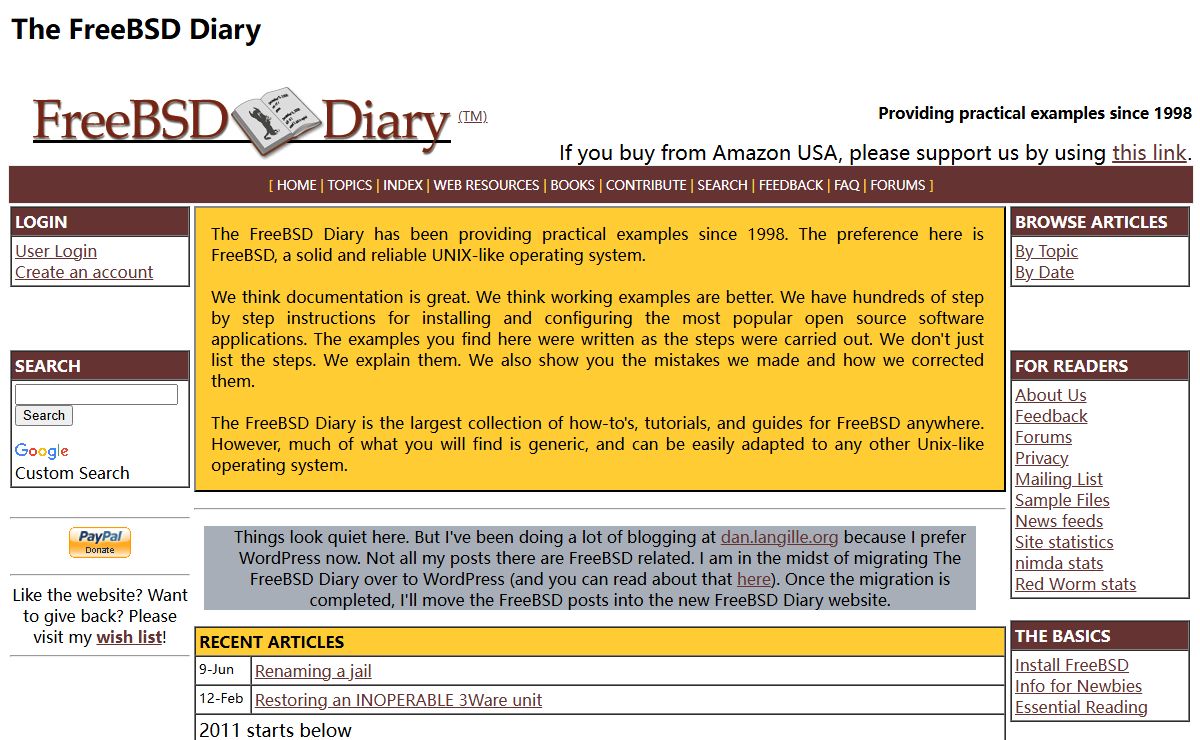 The FreeBSD Diary