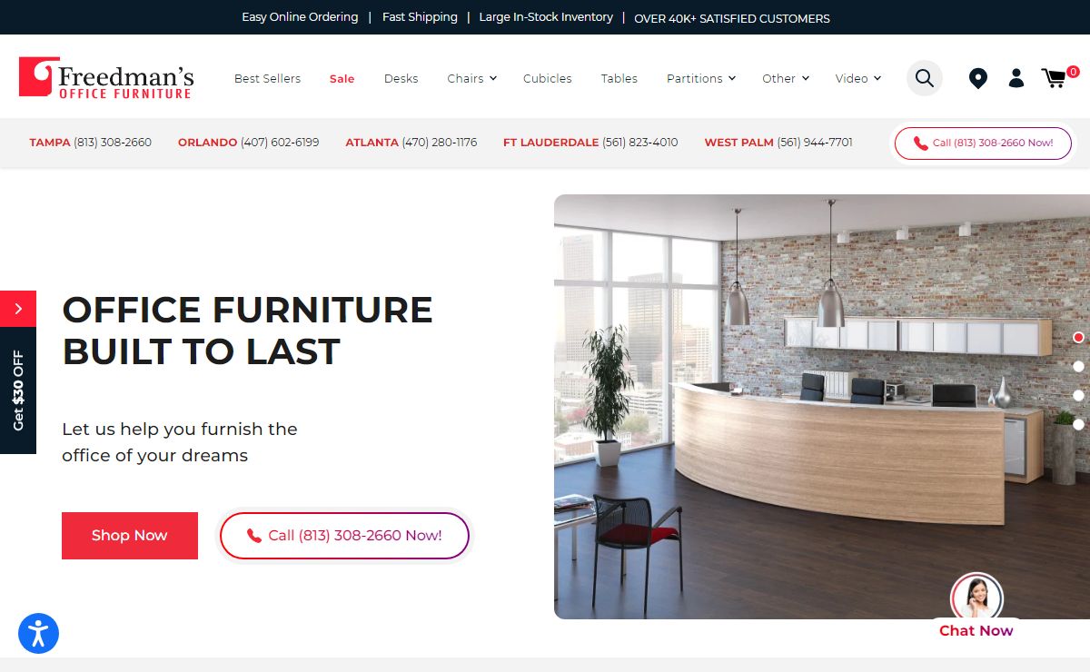 Modern Office Furniture & Cubicles | Freedman's Office Furniture