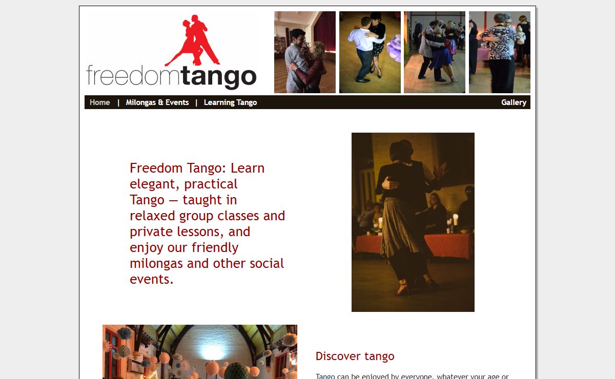 Freedom Tango: Home Page