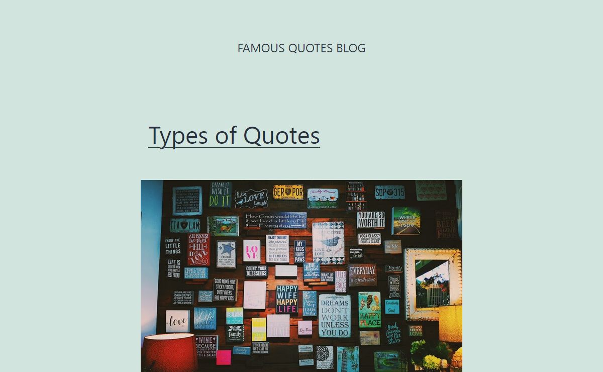 Famous Quotes Blog