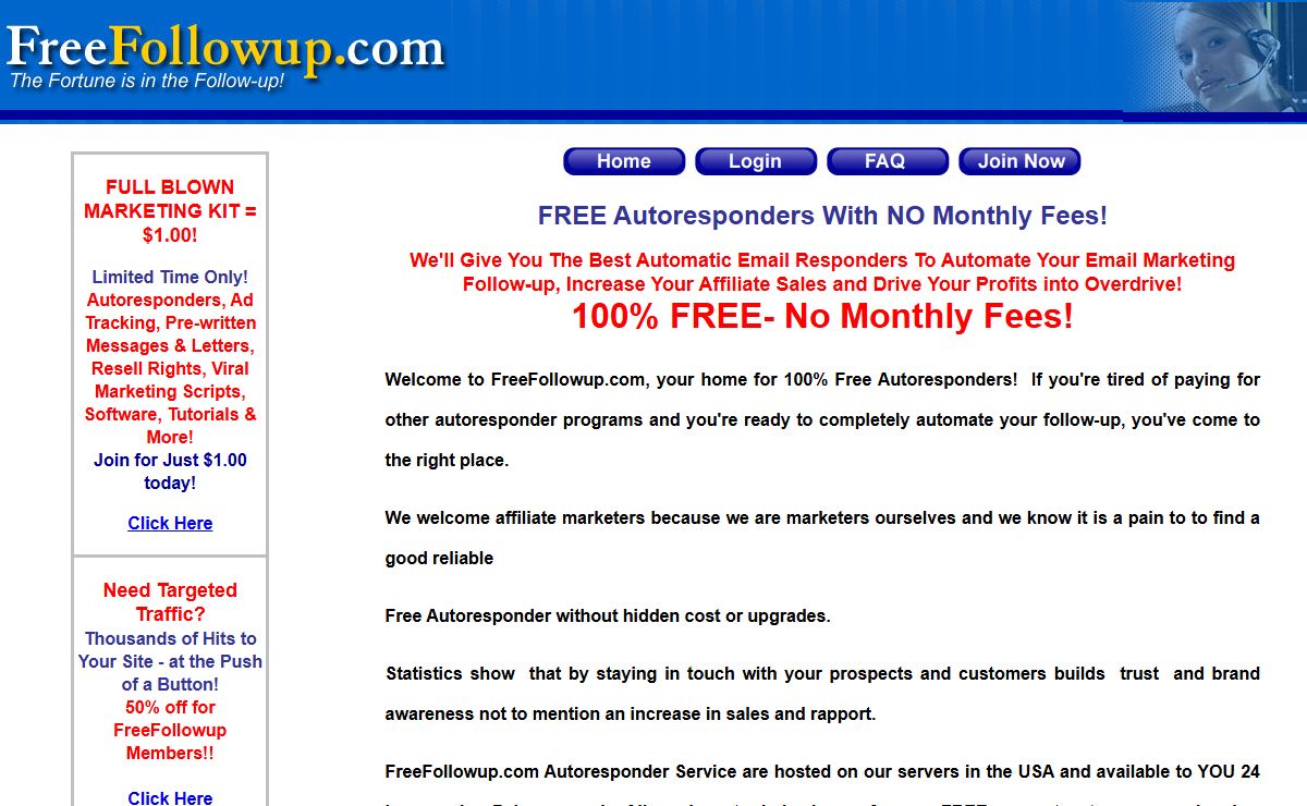 FreeFollowup.com - Free Autoresponder Service With No Ads
