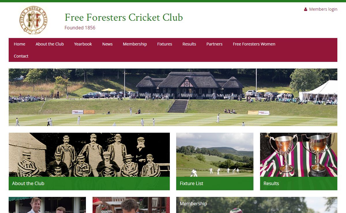 Free Foresters Cricket Club Home