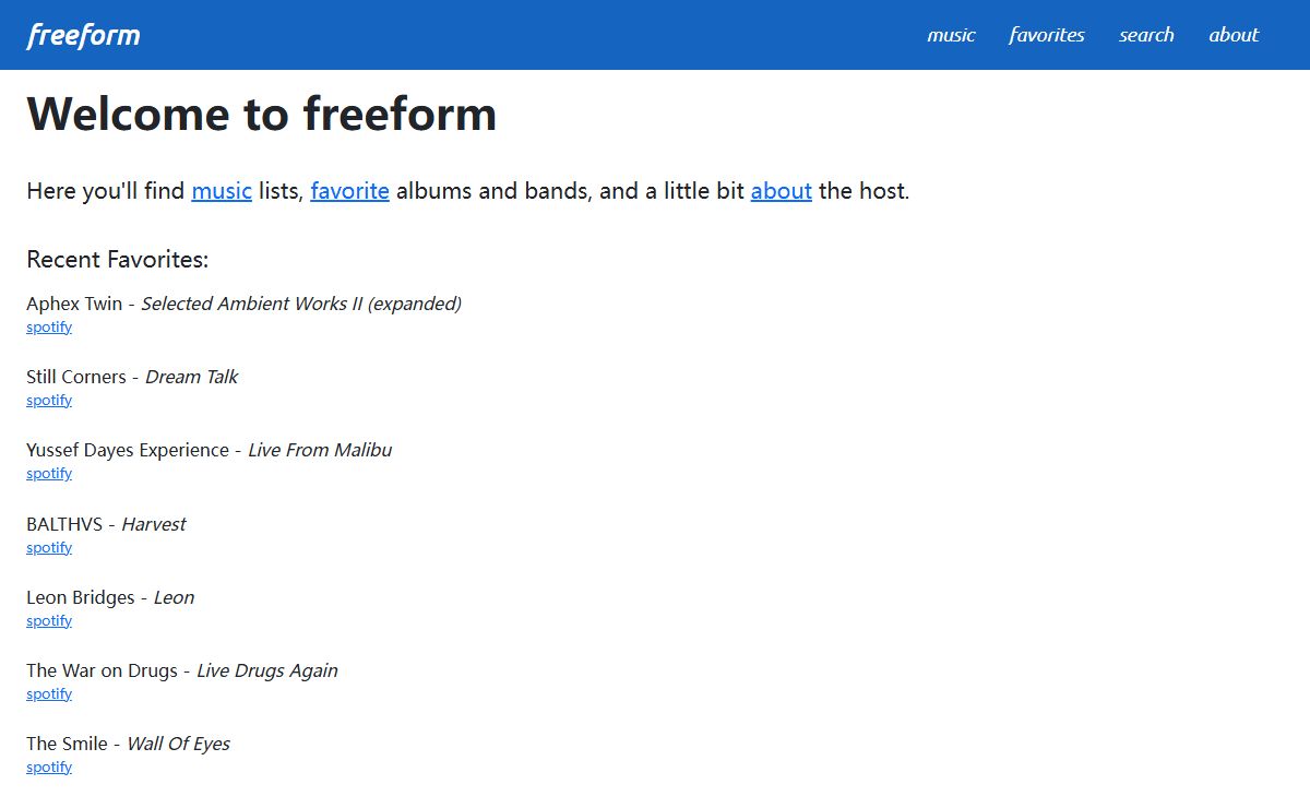 freeform.org - be free to your form
