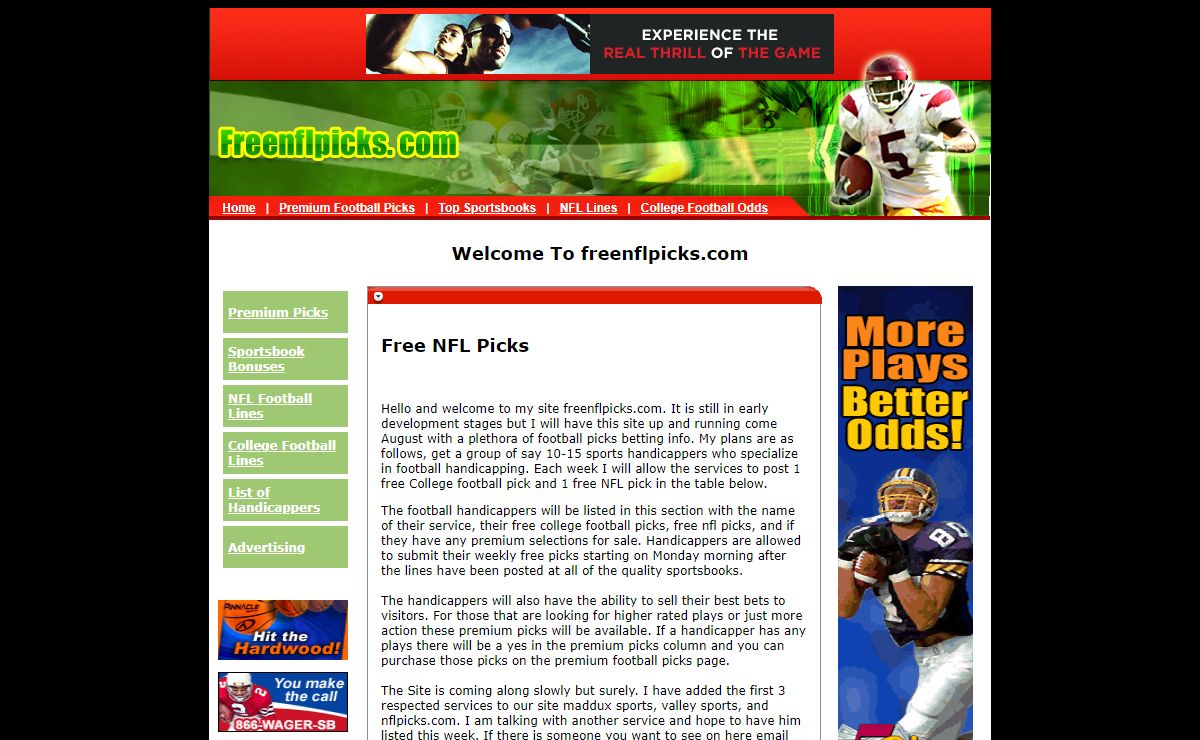 Freenflpicks.com - Free Football Picks