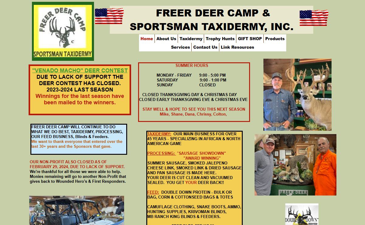 South Texas Hunting | Deer Hunting and Taxidermy Services Freer TX