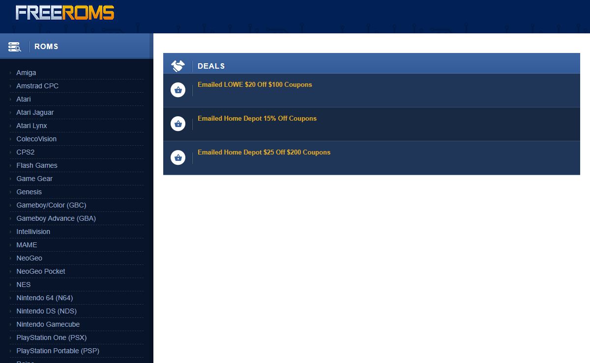 Free ROMS for GBA, NDS, PSP, PSX, N64, SNES and more.