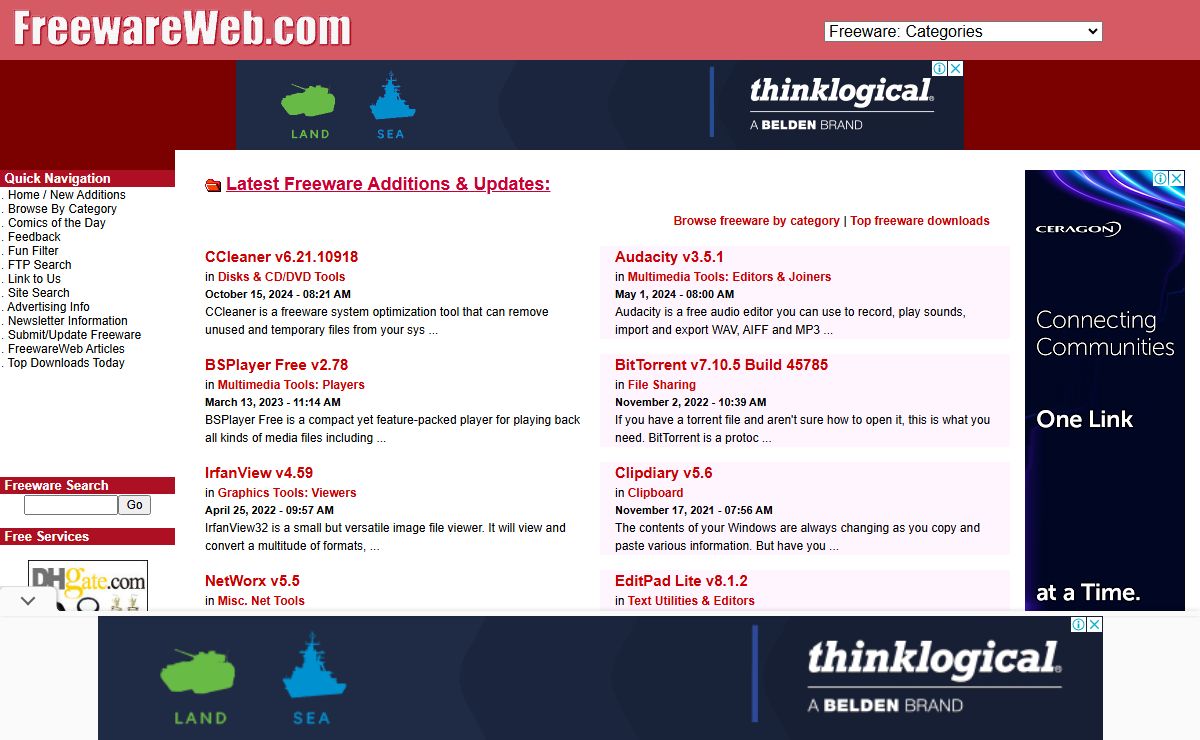 FreewareWeb - Your Source For The Best Freeware Downloads!