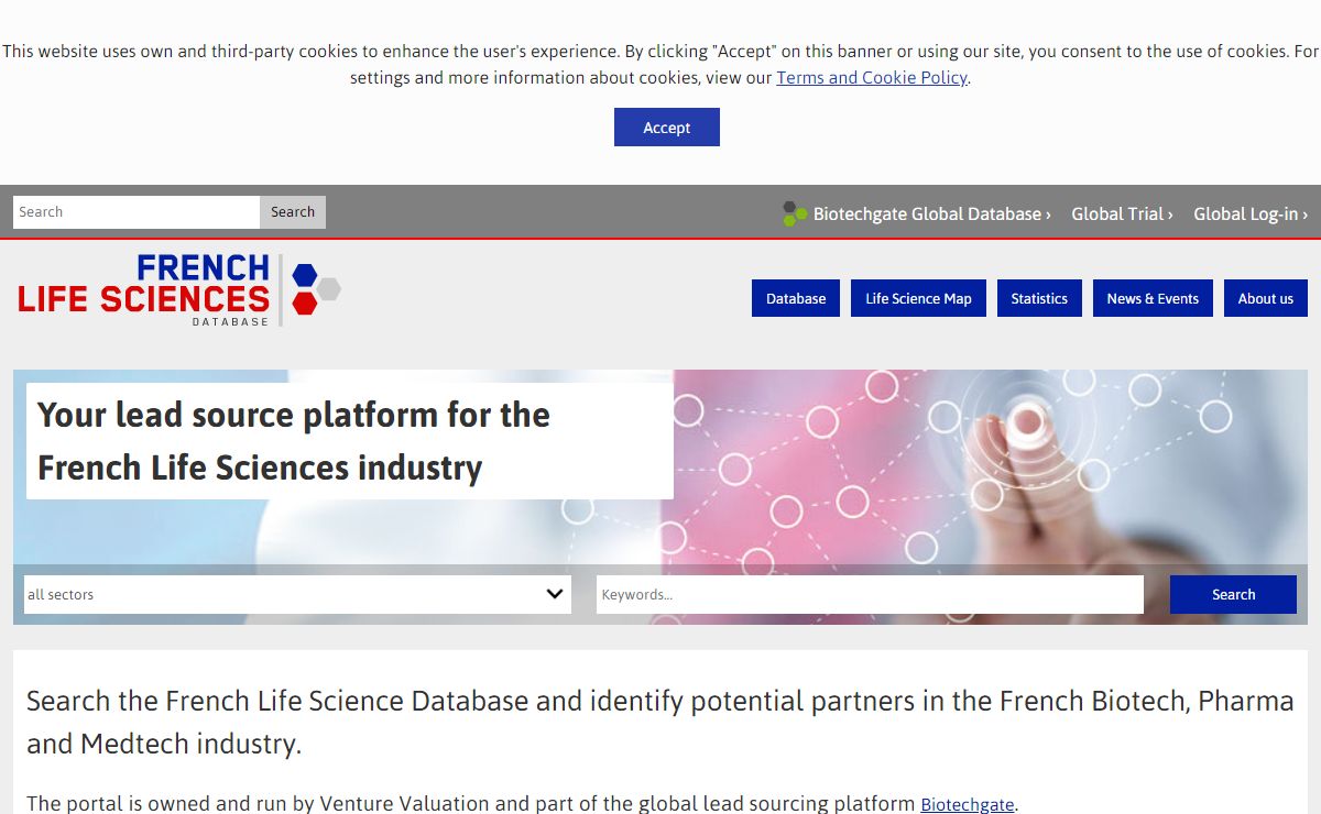 French Biotech Database