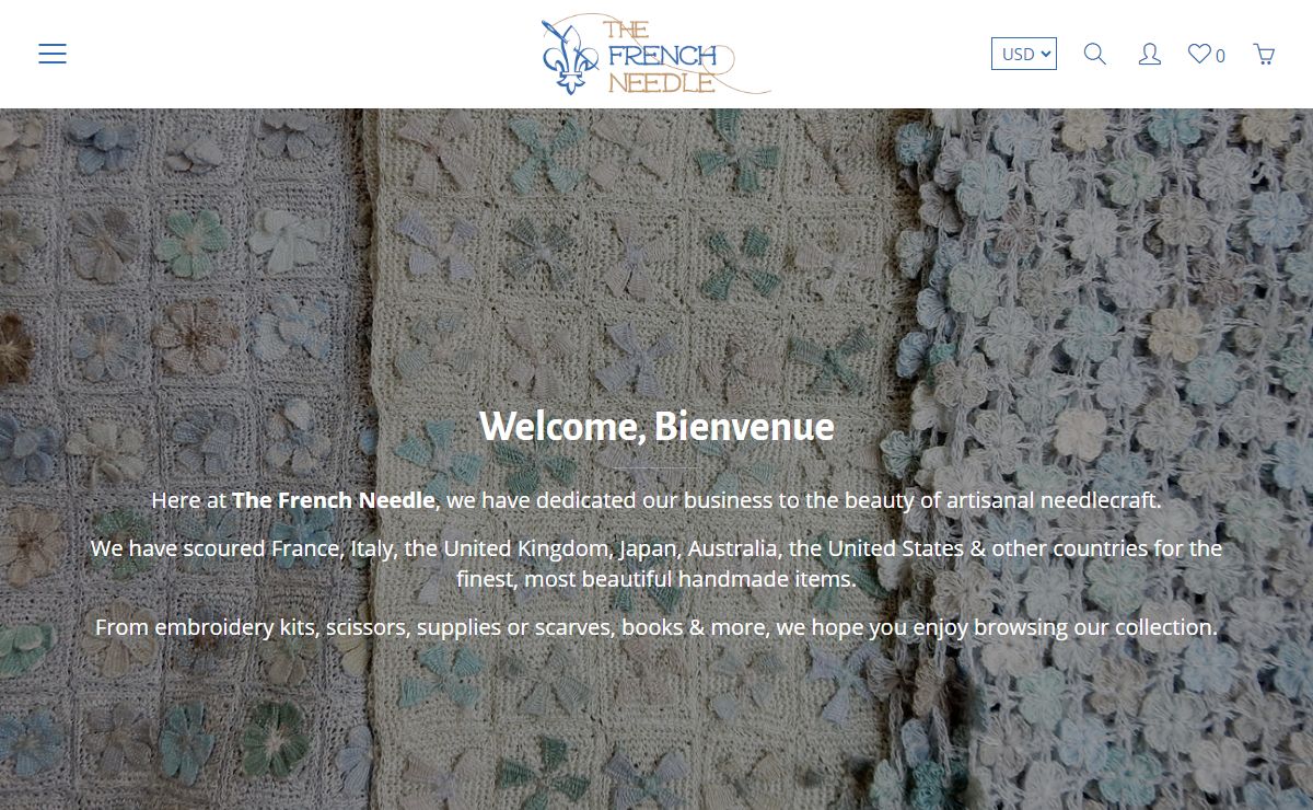 French Needlework Kits, Cross Stitch, Embroidery, Sophie Digard – The French Needle