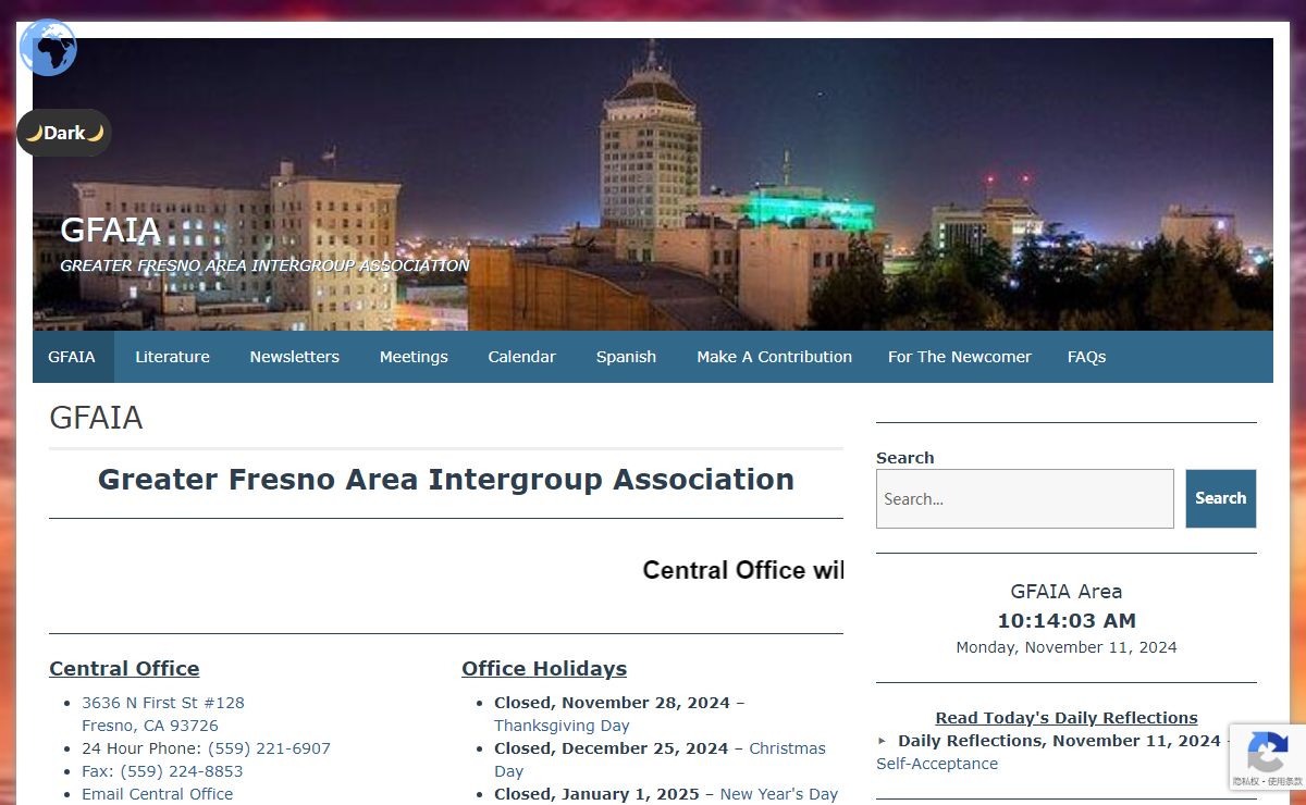 GFAIA – GREATER FRESNO AREA INTERGROUP ASSOCIATION