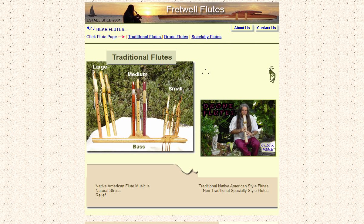 Flute Maker - Native American Style Flutes - Traditional and Non-Traditional