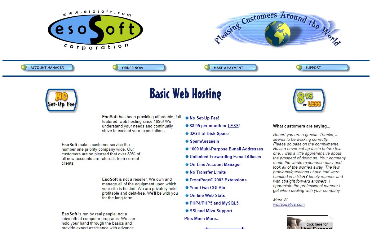 EsoSoft Corporation - Welcome!