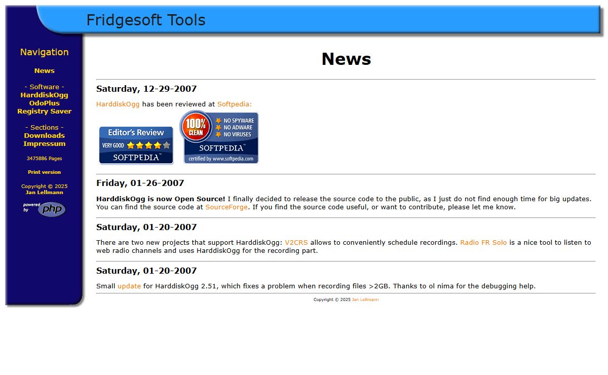 Fridgesoft Home
