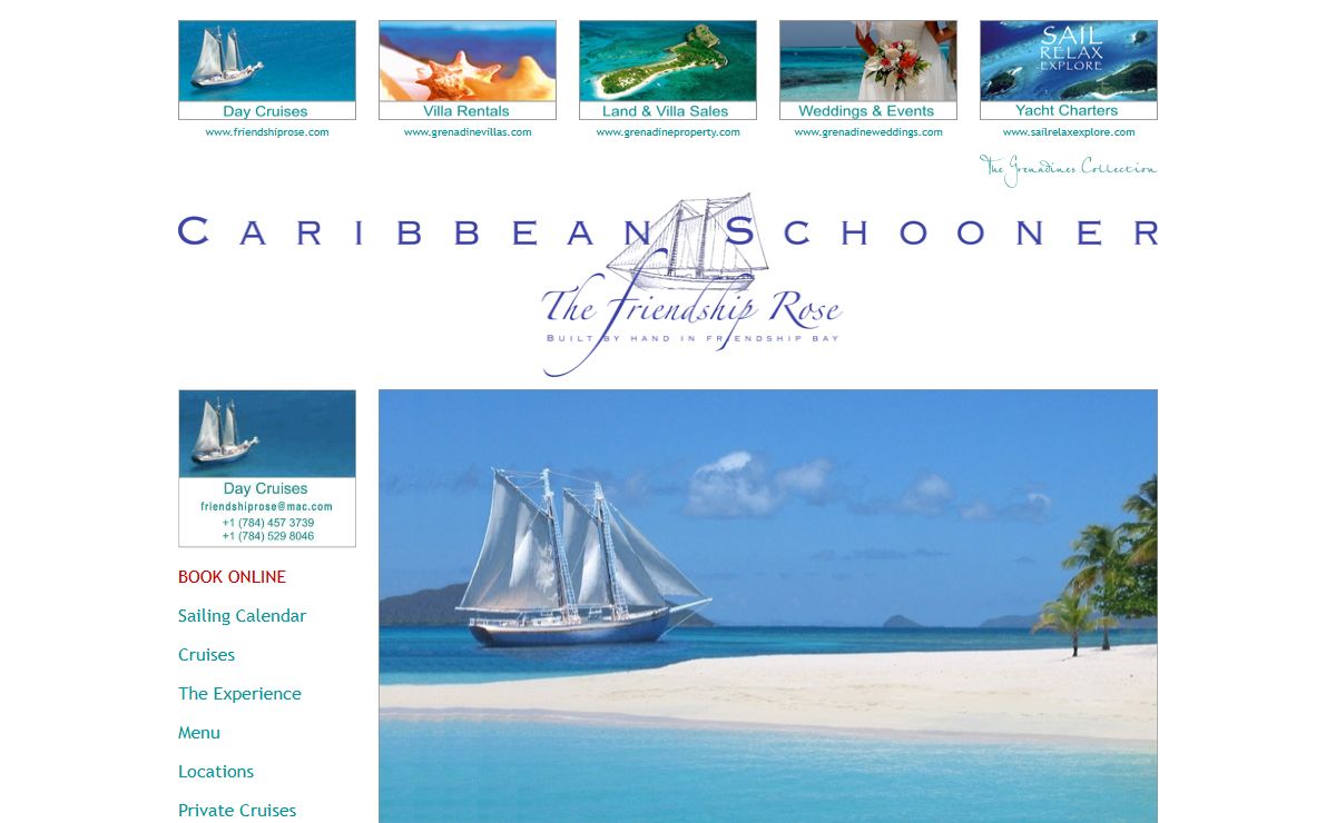 The Friendship Rose Caribbean Schooner - Day Tours, Private Charters, Weddings, Events - Bequia, Saint Vincent and the Grenadines