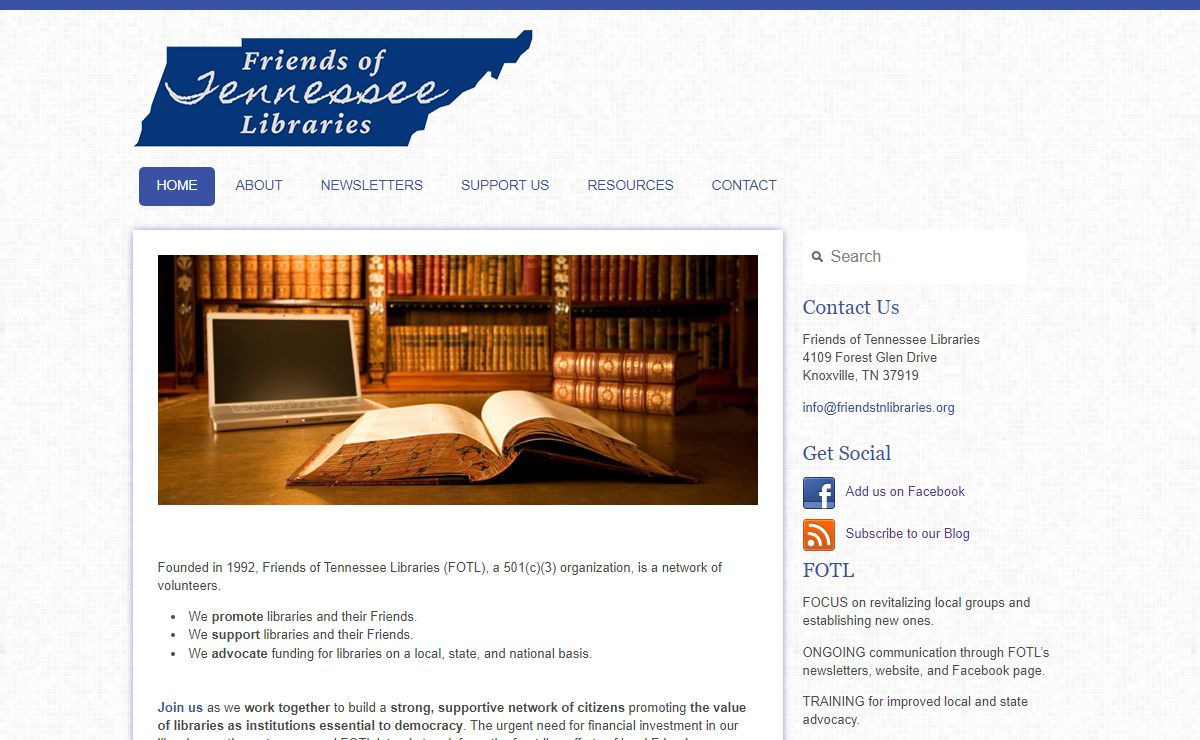 Friends of Tennessee Libraries