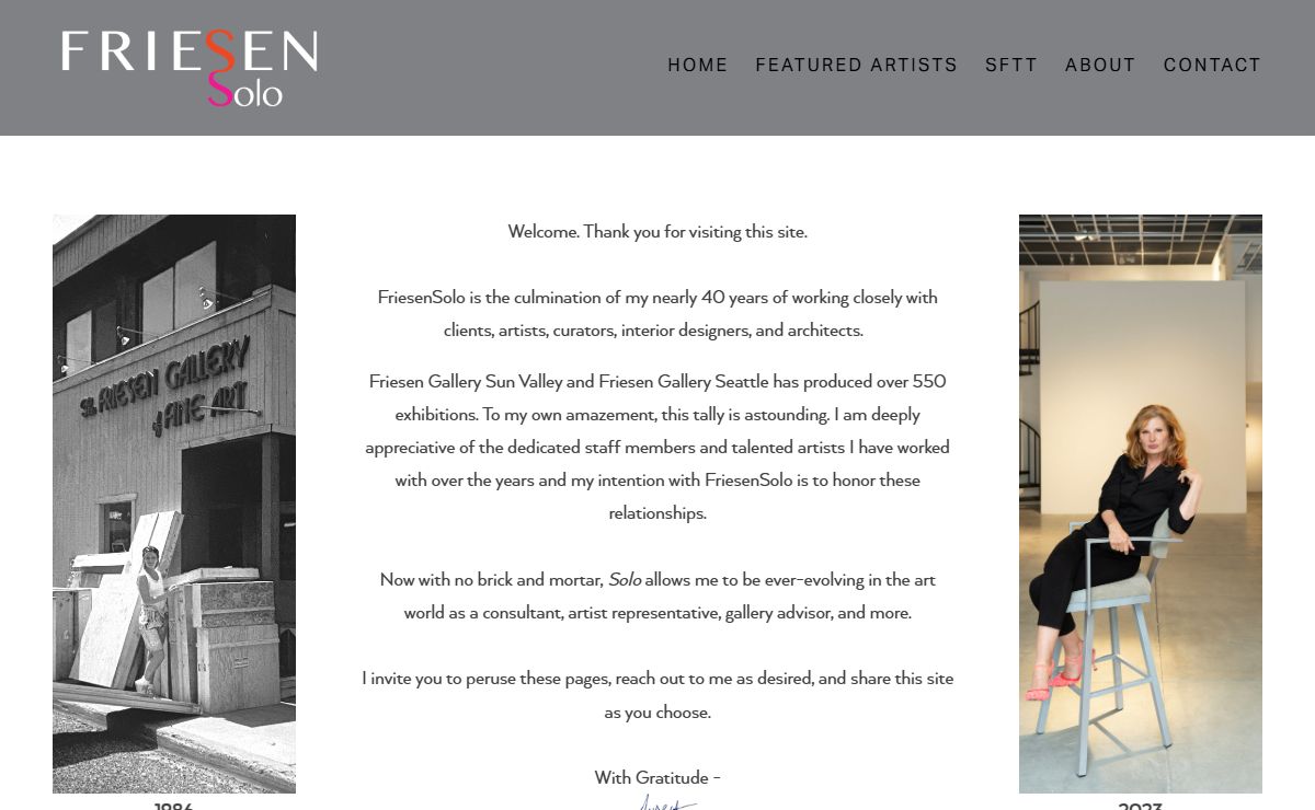 FriesenSolo | Consultant, Artist Representative, Gallery Advisor