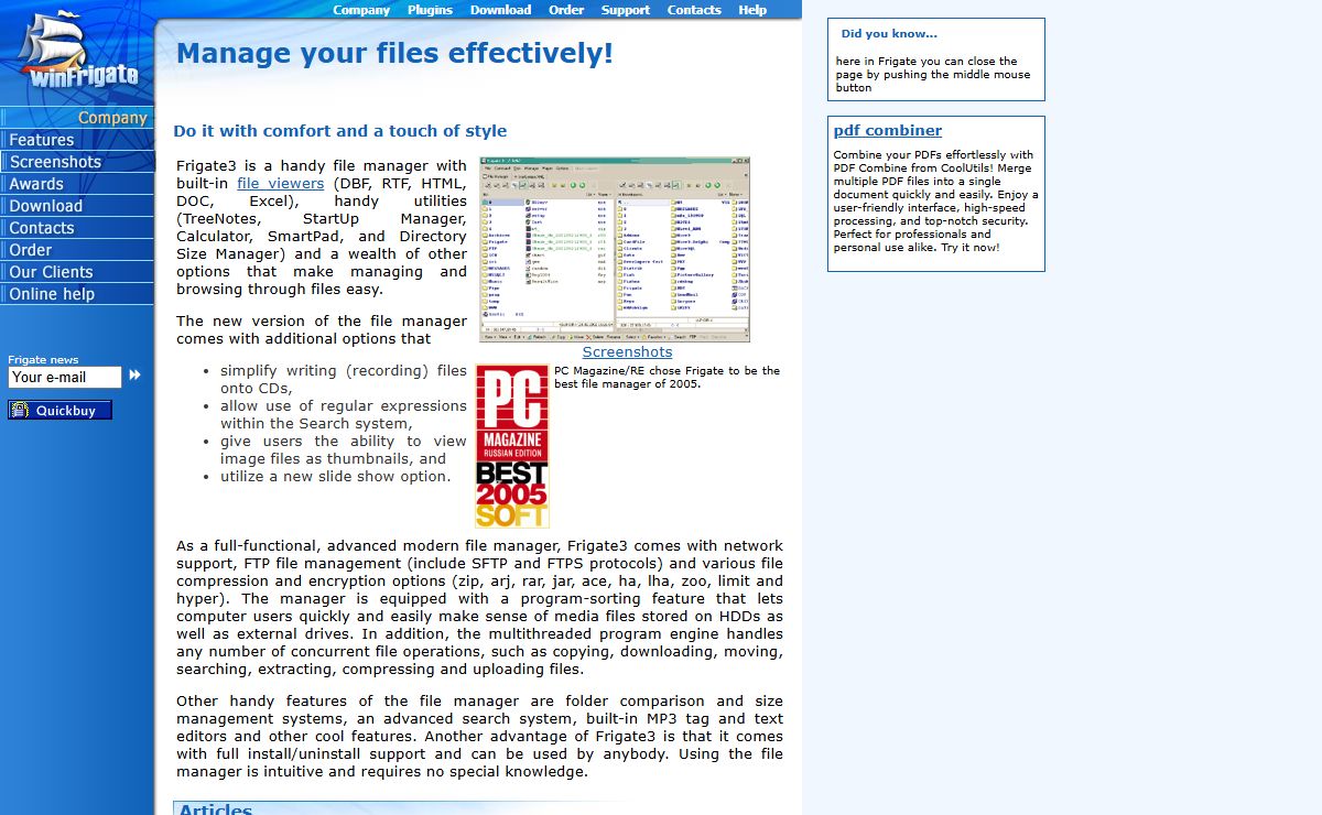 Frigate3 Windows File Manager :: Manage Files Effectively