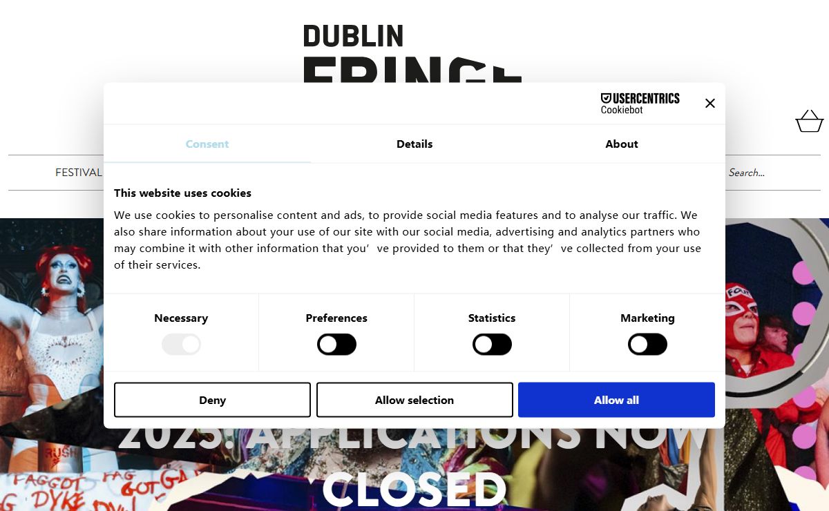 DUBLIN FRINGE FESTIVAL 2025: APPLICATIONS NOW CLOSED | Fringe Festival