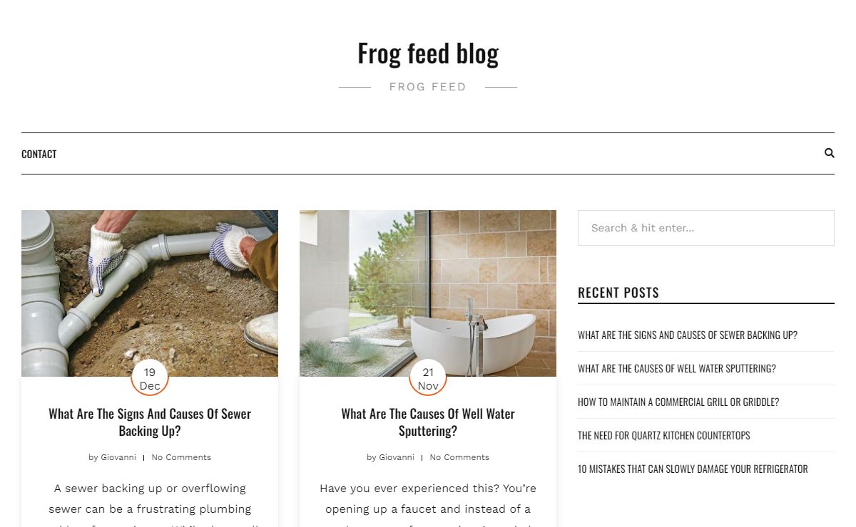 Frog News and Articles