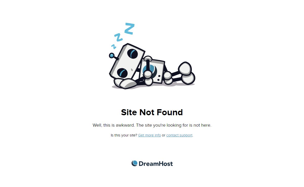 Site not found · DreamHost