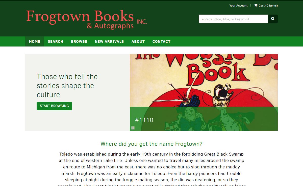 Frogtown Books Inc