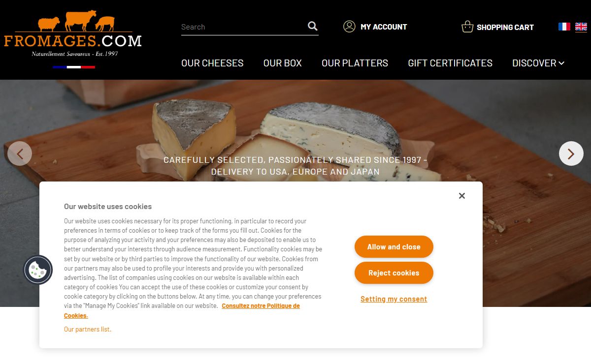 French cheese - Shop the best cheeses from France - Fromages.com