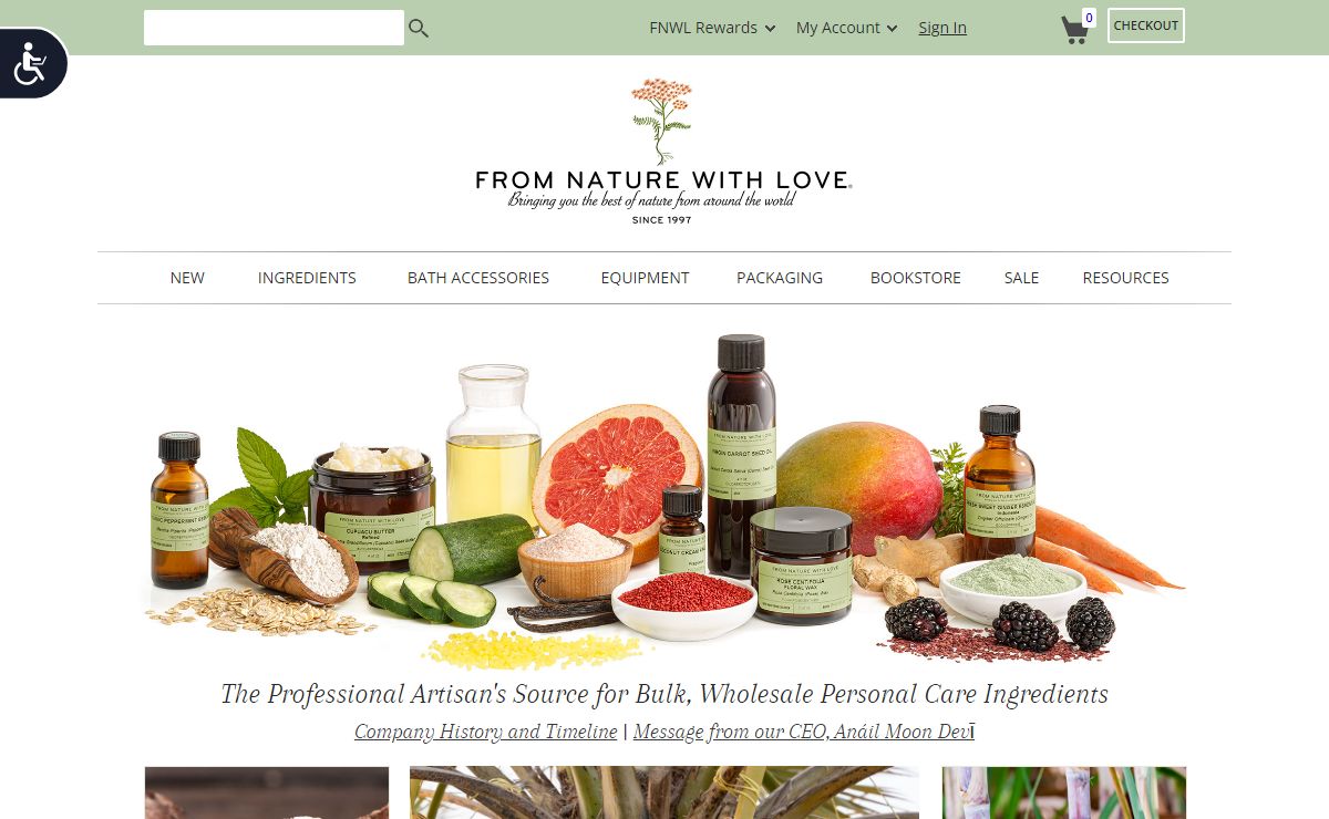From Nature With Love: Wholesale Ingredients for Personal Care