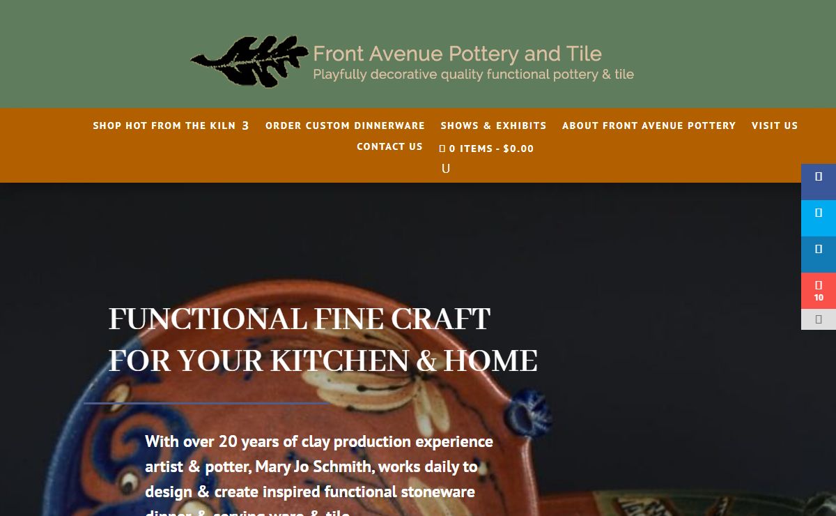 Front Avenue Pottery and Tile | Saint Paul, MN