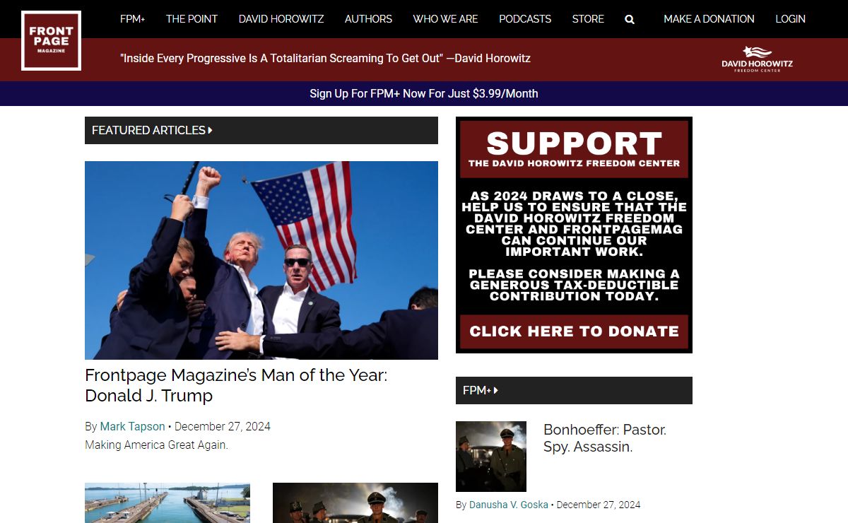 FrontPage Magazine | Inside Every Progressive Is A Totalitarian Screaming To Get Out