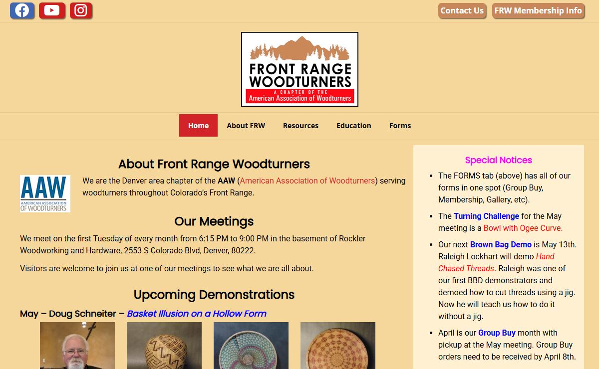 Frontrange Woodturners