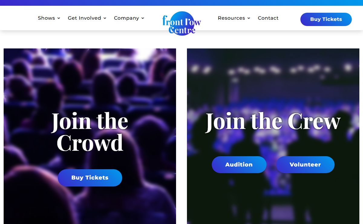 Calgary's Premiere Theatre Company - Front Row Centre