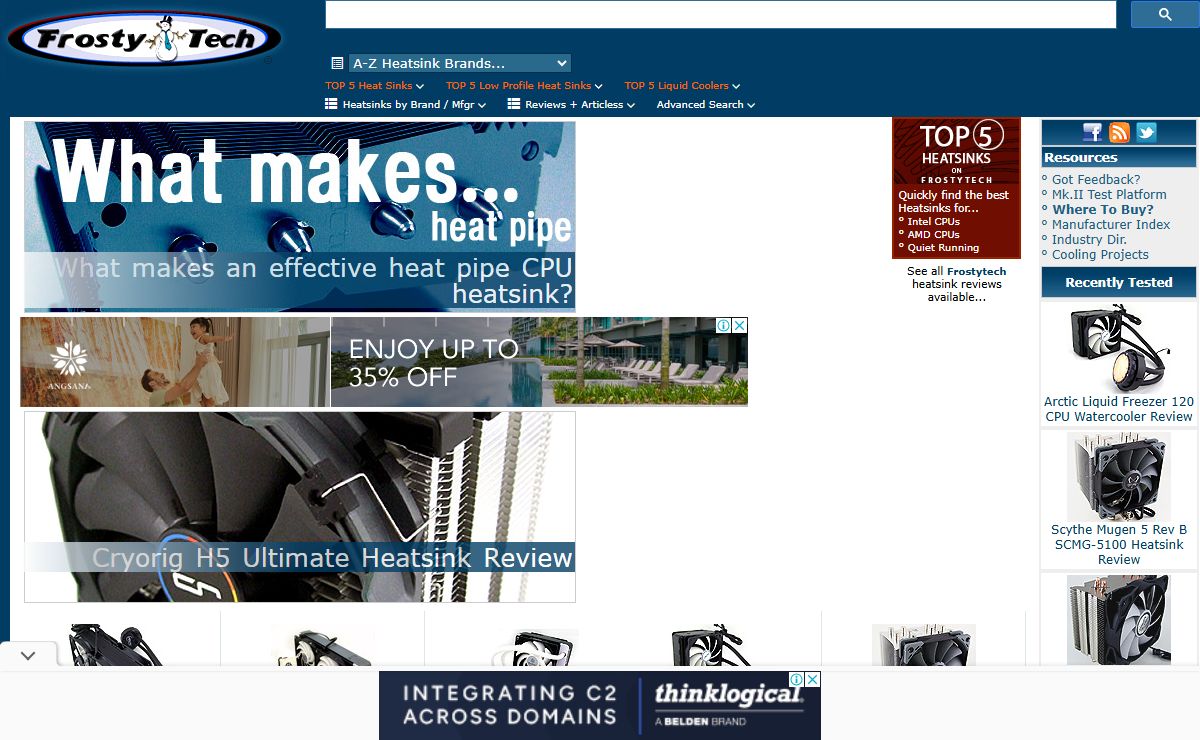 FrostyTech - Best Heat Sinks & PC Cooling Reviews
