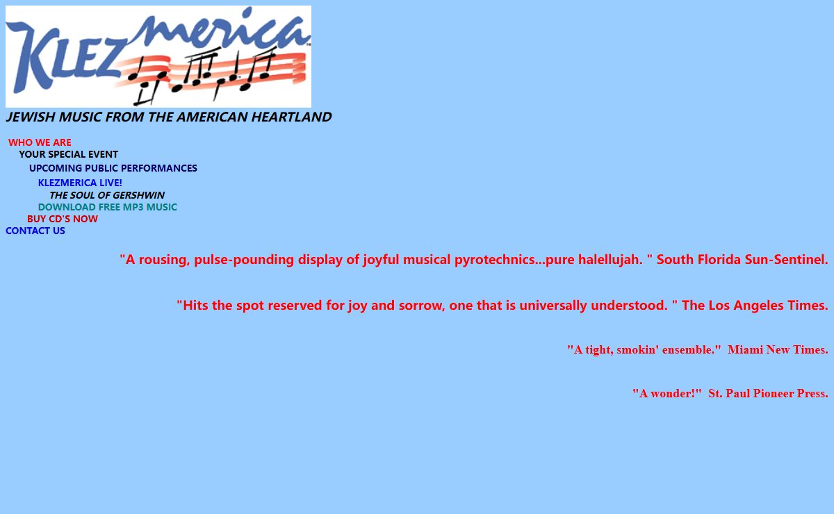 Jewish Music From The American Heartland