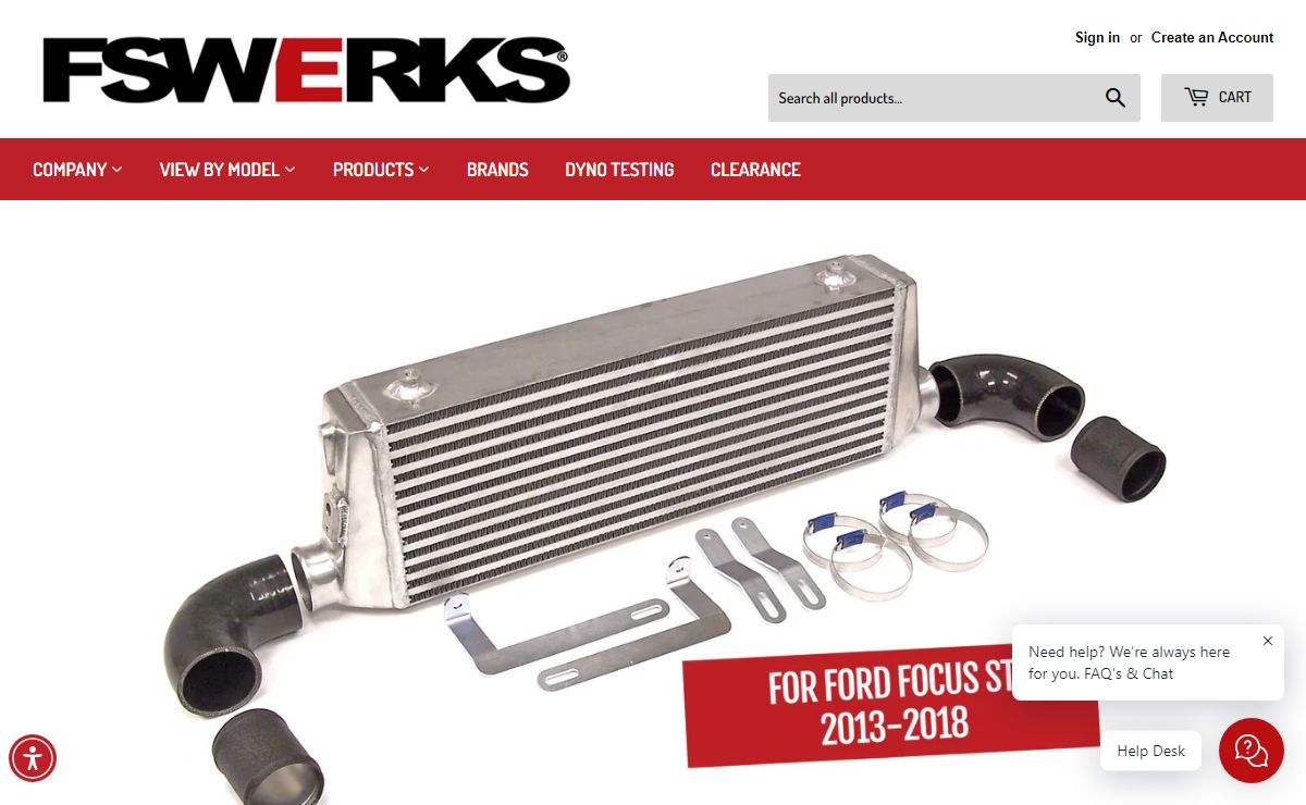 FSWERKS - Performance Parts for Ford Focus, Fiesta, Escape and Mustang