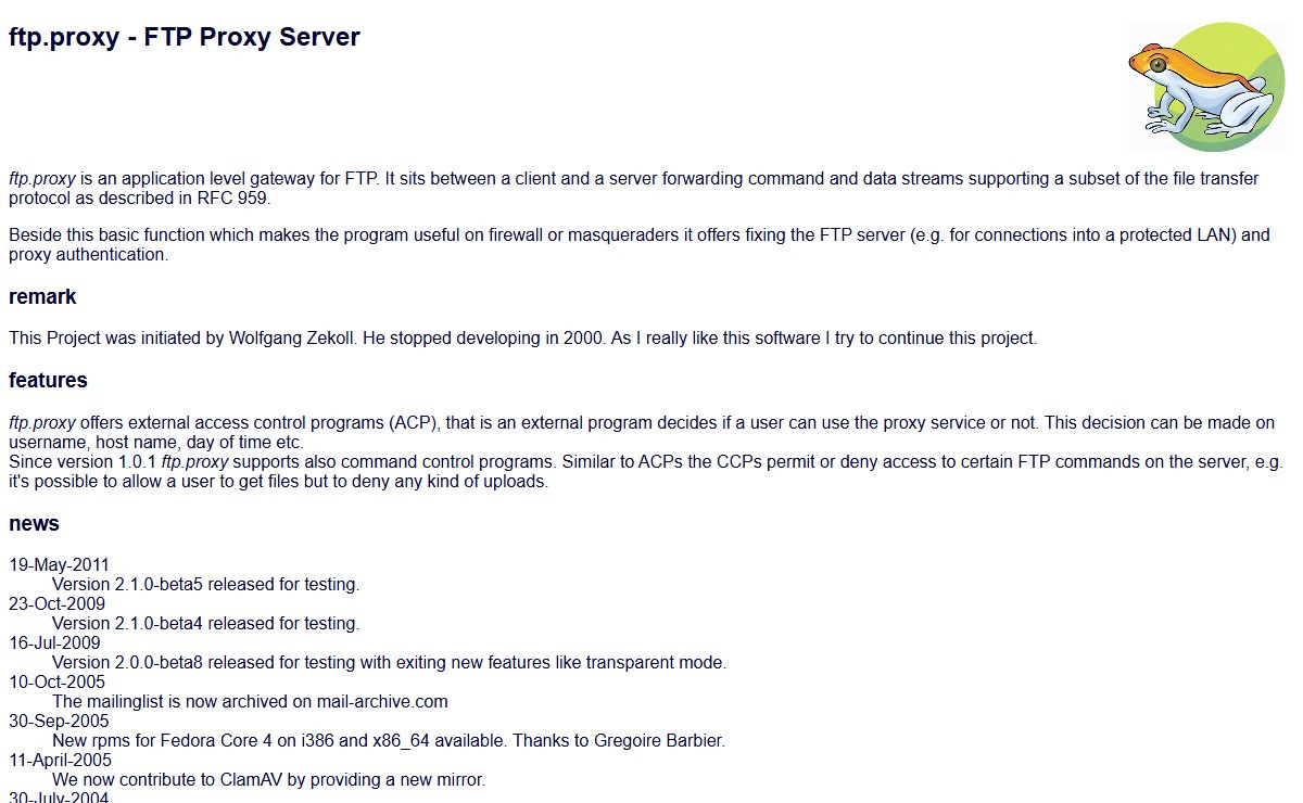 ftp.proxy - FTP Proxy Server
