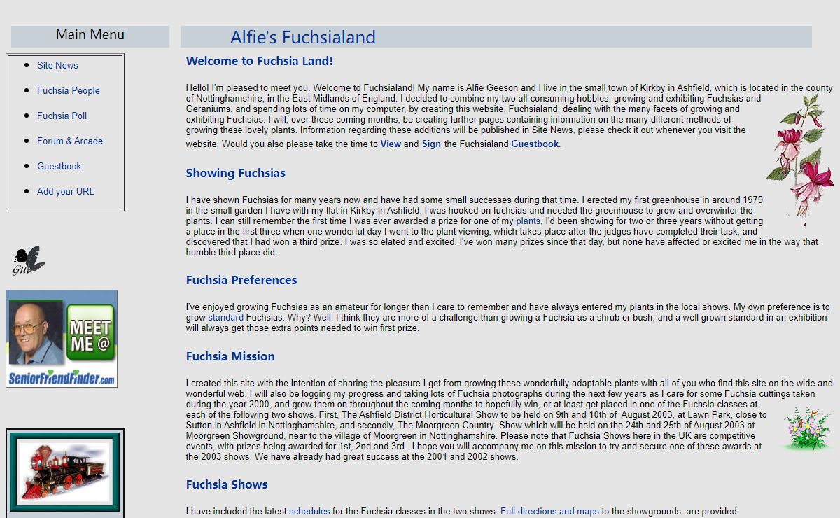 This is Alfie's Fuchsialand