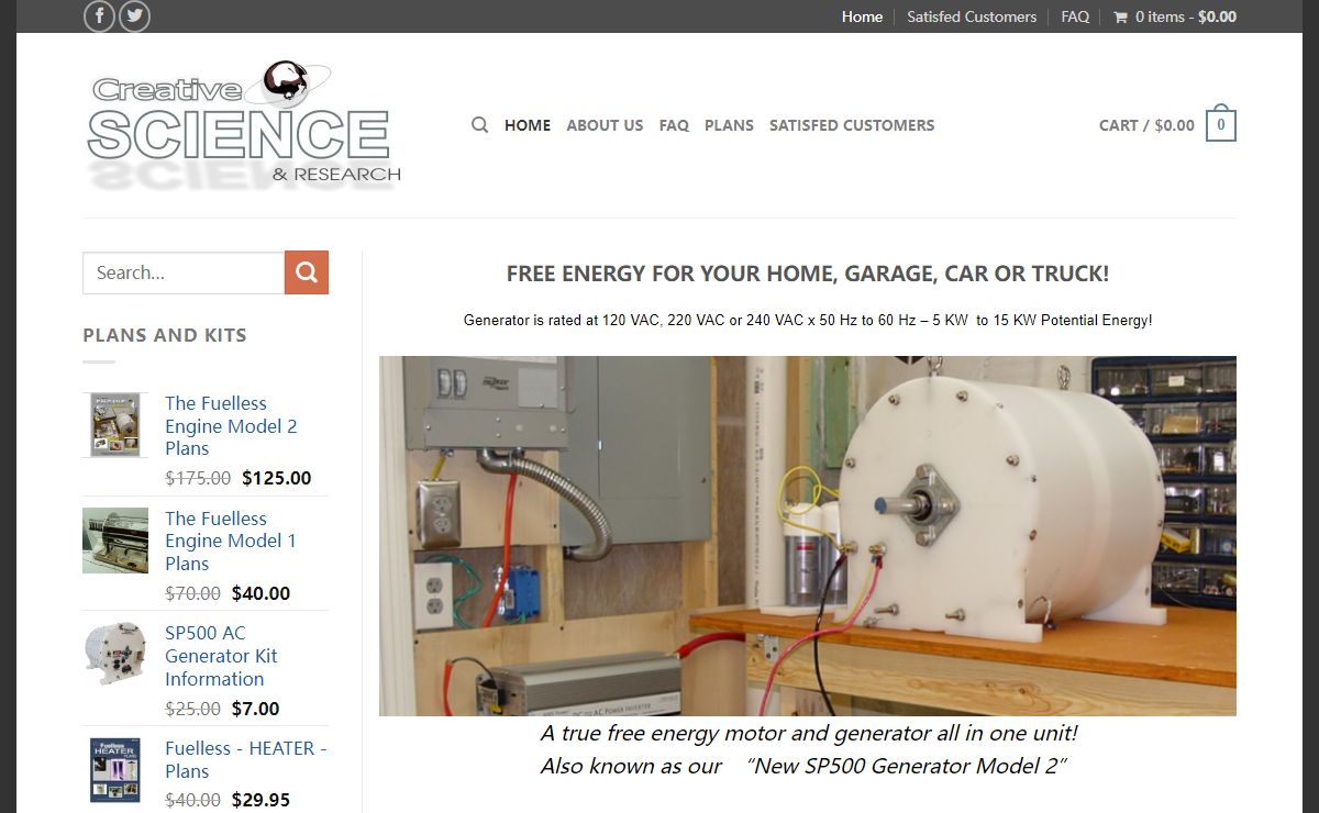 Free Energy Motors and Generators – Free energy generator / motor technology