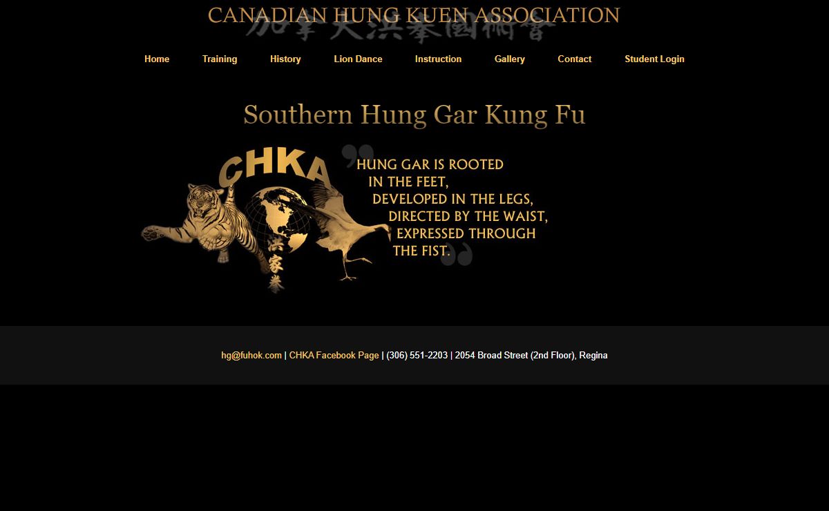 Southern Hung Gar Kung Fu | Canadian Hung Kuen Association | Regina Saskatchewan
