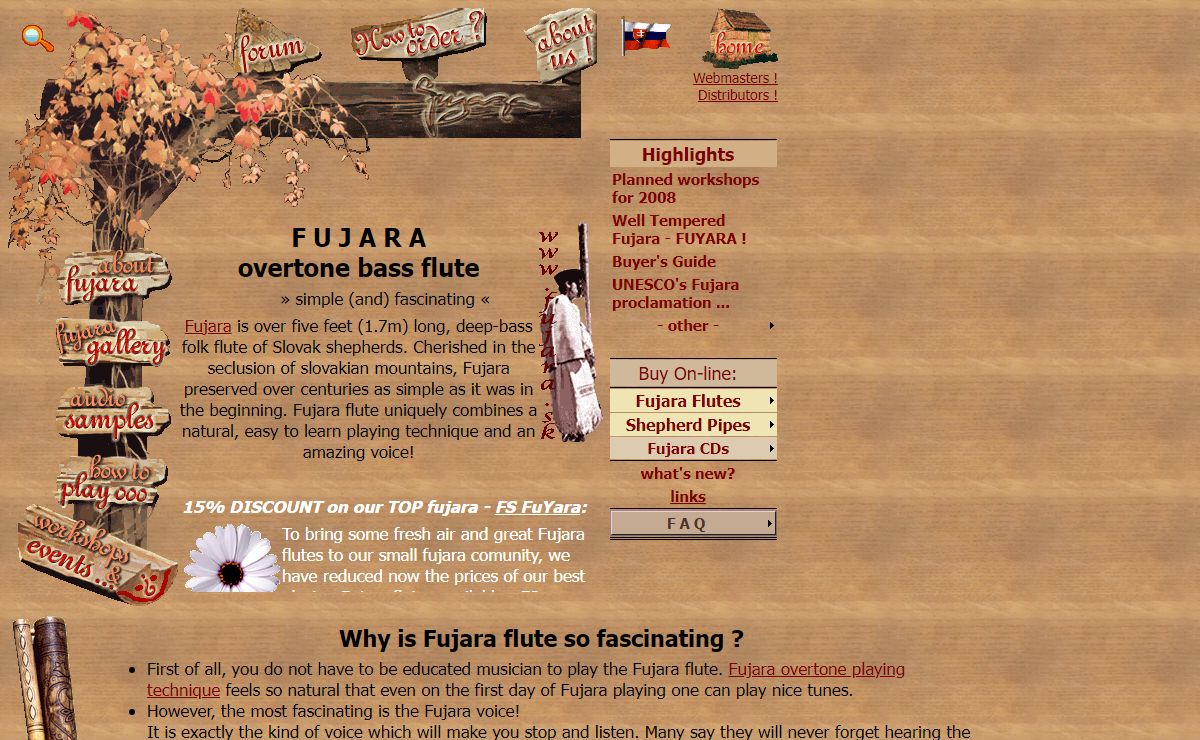Fujara - majestic overtone flute of Europe
