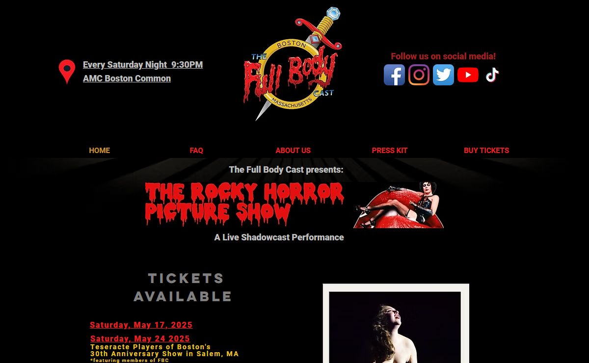 Full Body Cast | Rocky Horror Picture Show | Boston