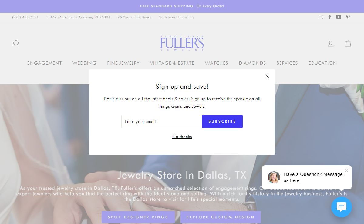 Jewelry Store In Dallas, TX | Fullers Jewelry & Diamonds