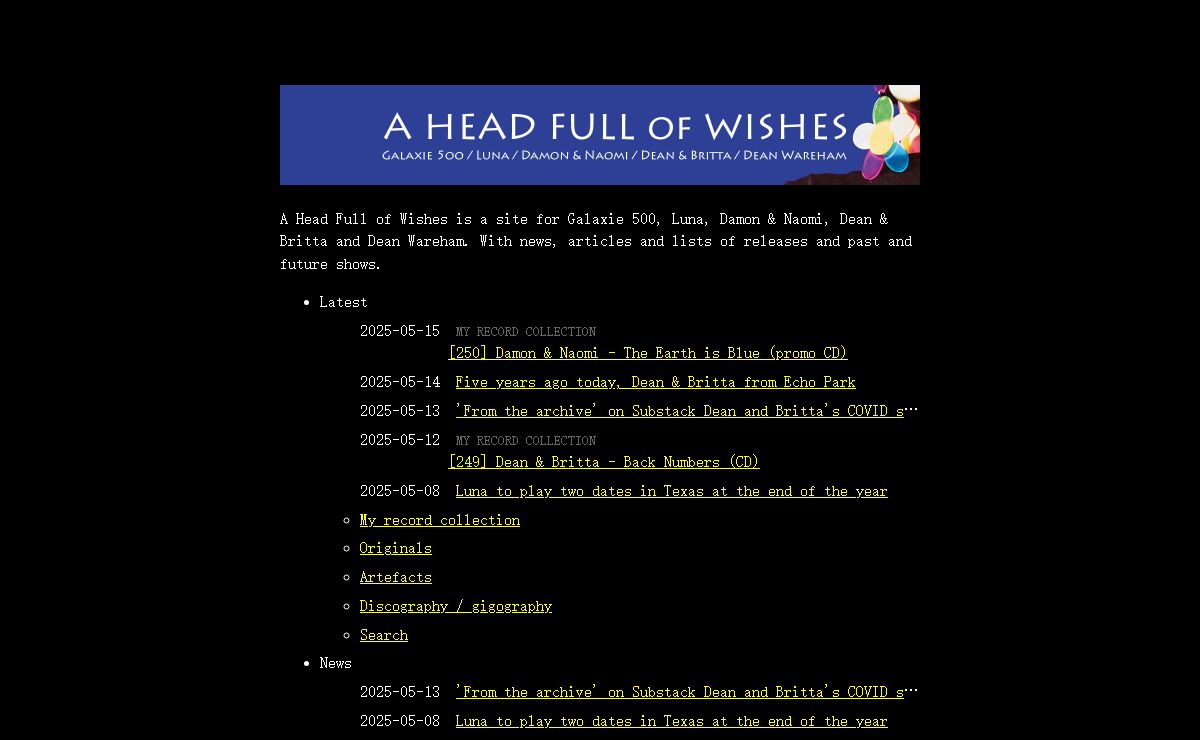 A Head Full of Wishes