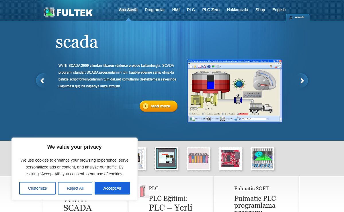 PLC | SCADA | Yerli PLC ve SCADA | SCADA Software