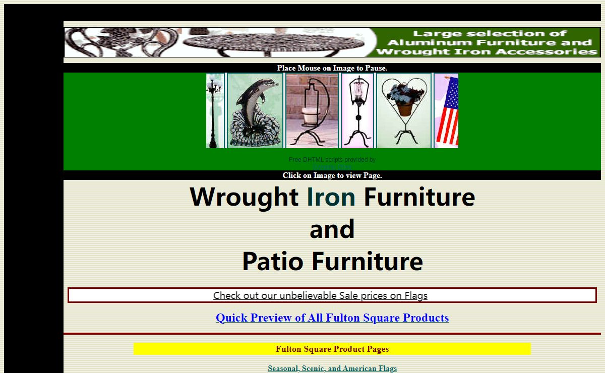 Wrought Iron Furniture and Patio Furniture