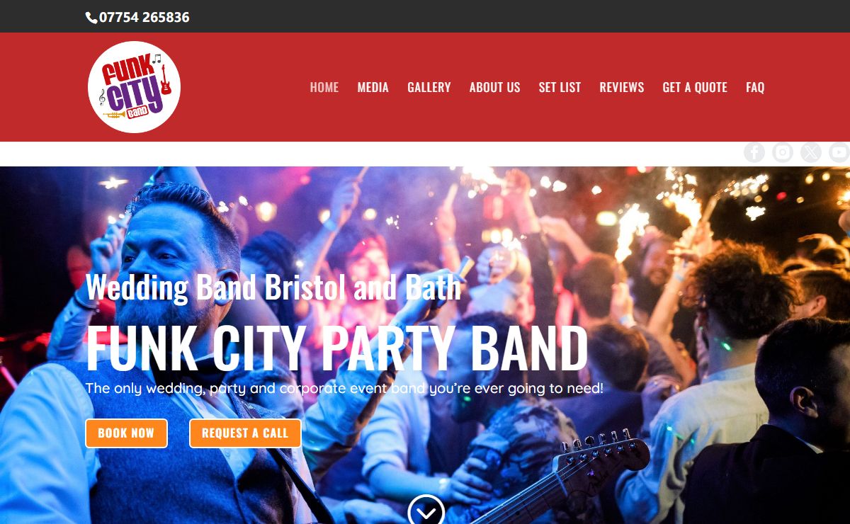 Wedding Band Bristol - Funk City Party Band