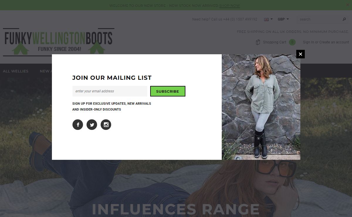 Funky Wellington Boots - Stockists of Funky Wellies & Accessories