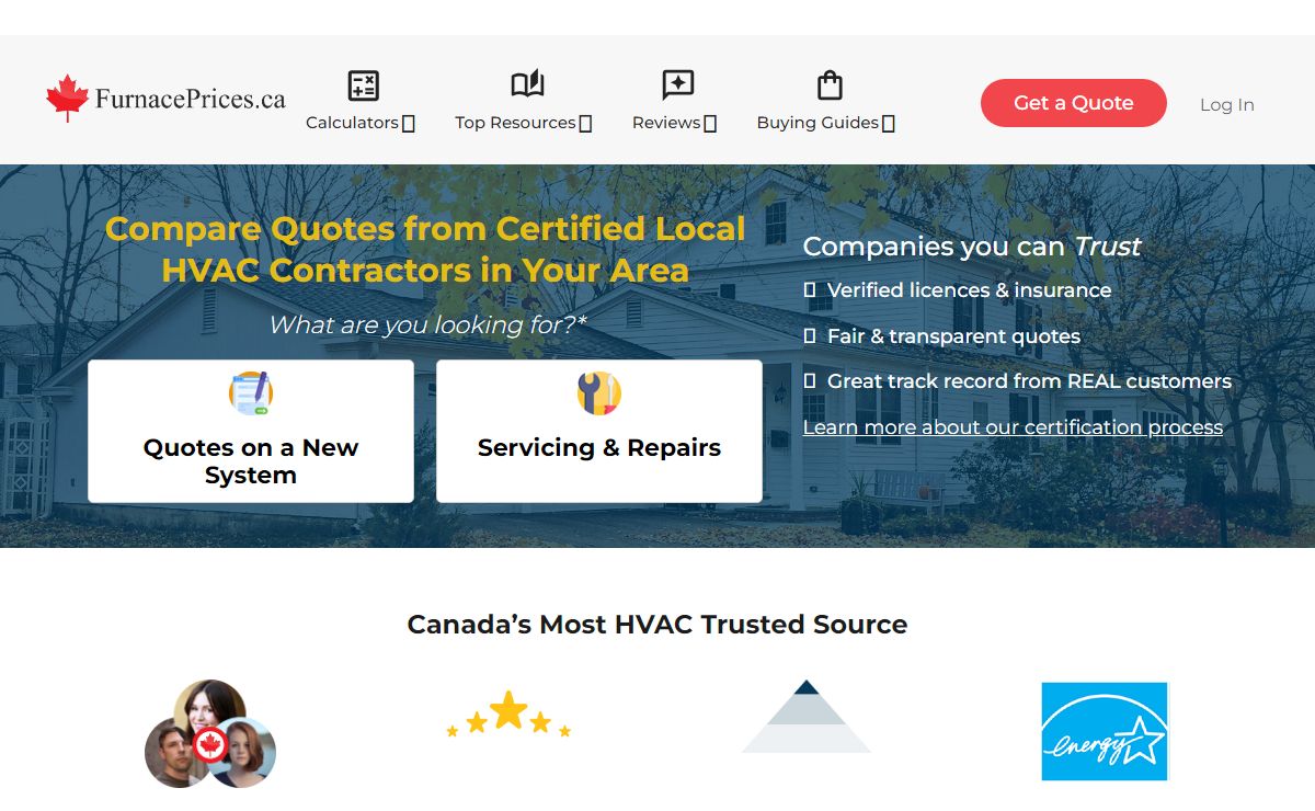 Buy a New Furnace or AC with Confidence | Furnaceprices.ca